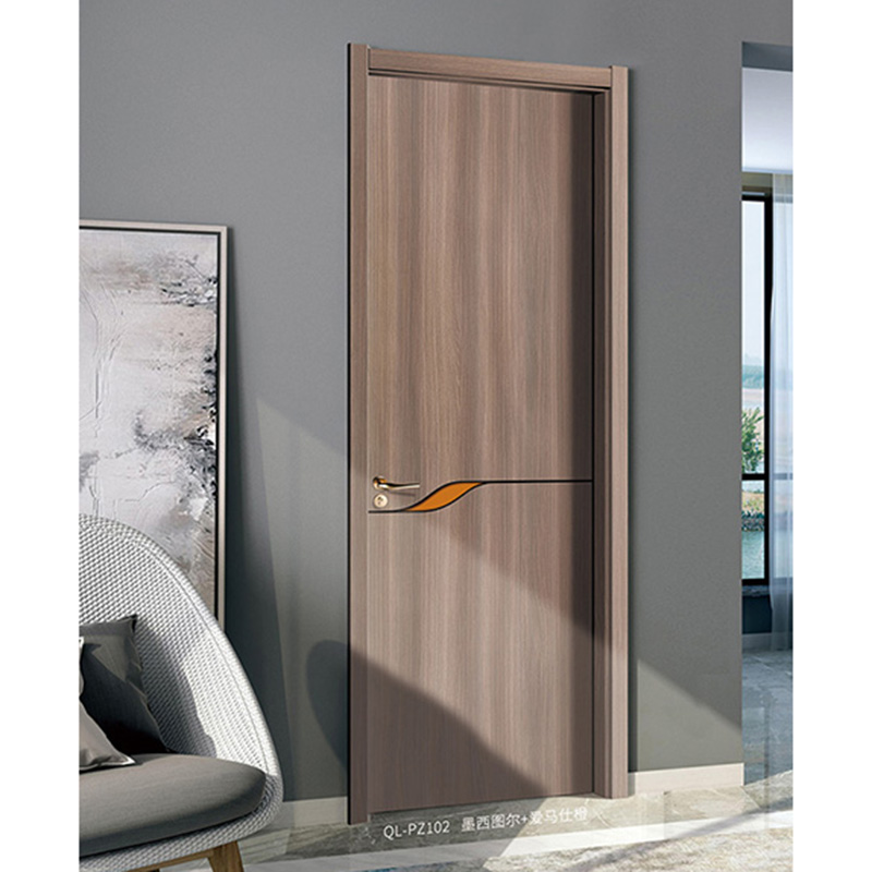 Assembled wooden door