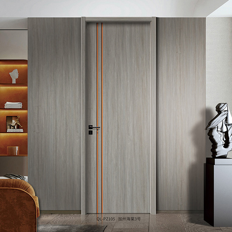 Assembled wooden door
