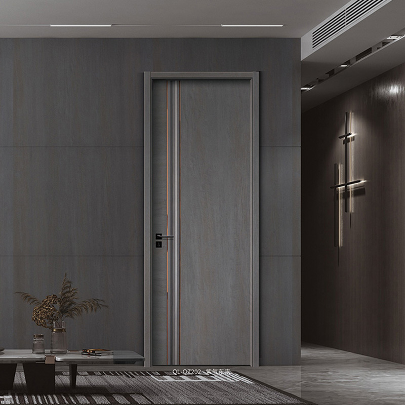 Assembled wooden door