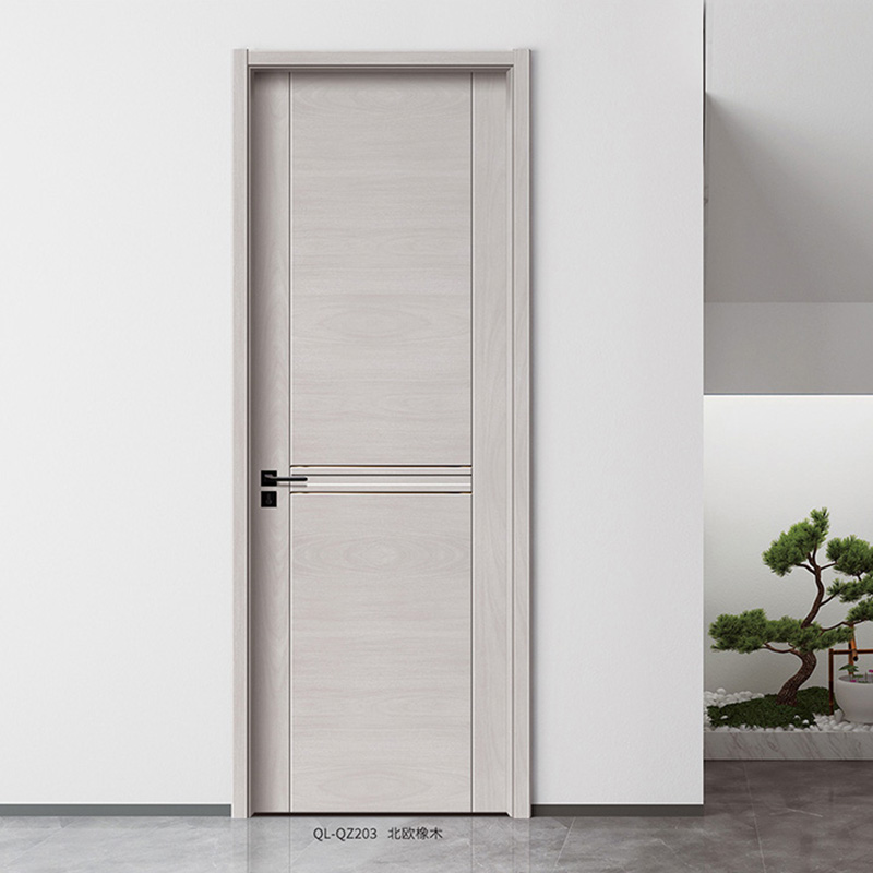 Assembled wooden door